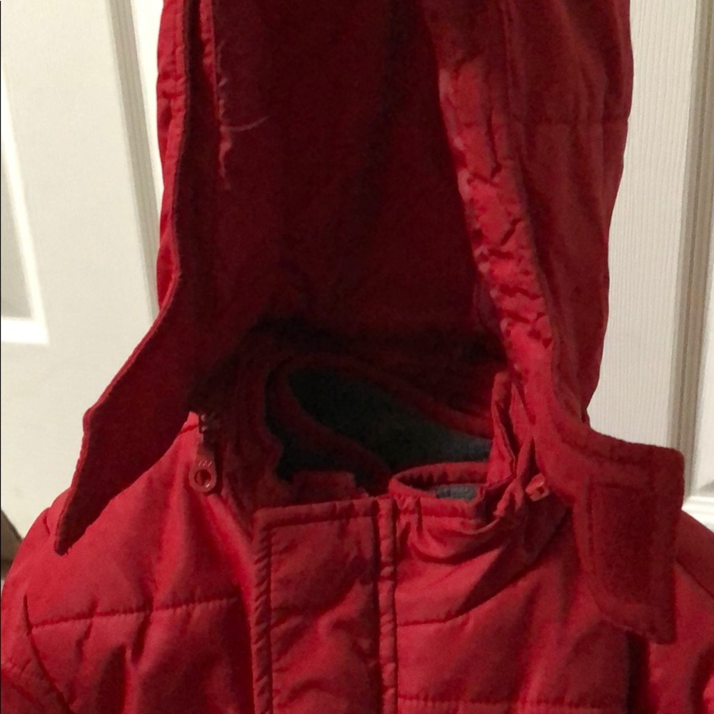 Red boys winter jacket - Picture 4 of 4